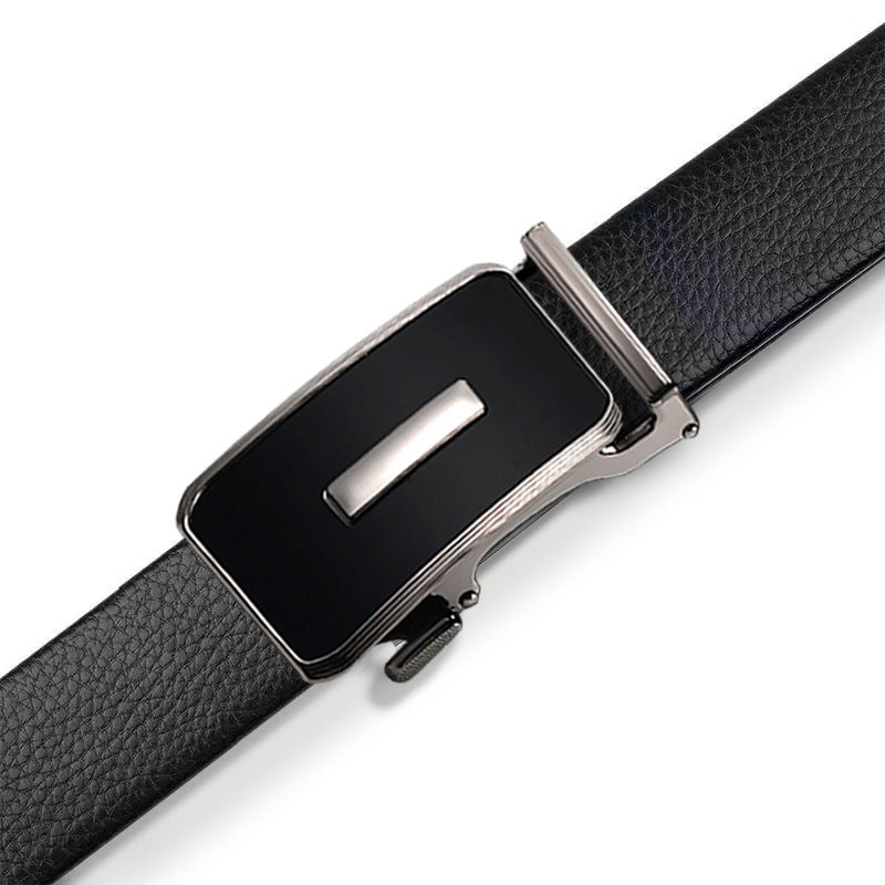 Men’s Genuine Leather Automatic Buckle Belt