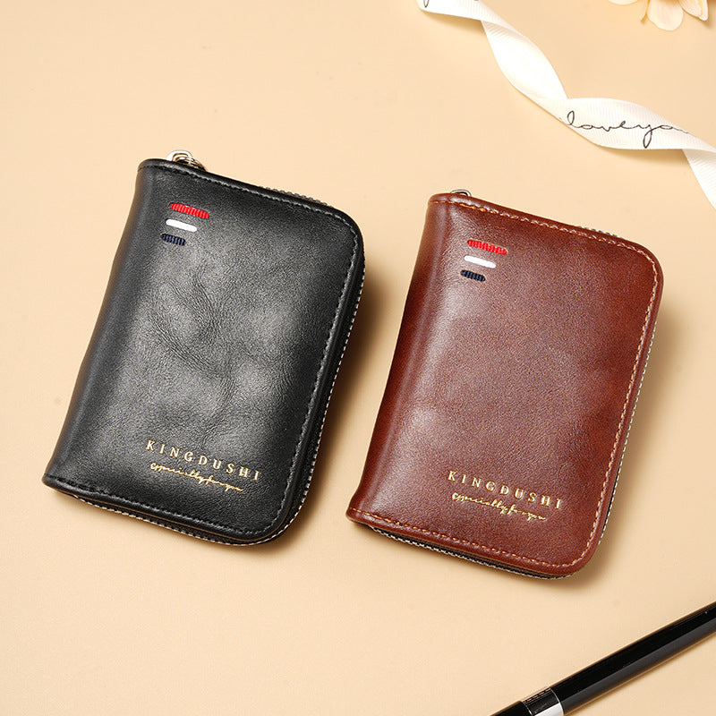Men’s Durable Short Wallet Large Capacity Design