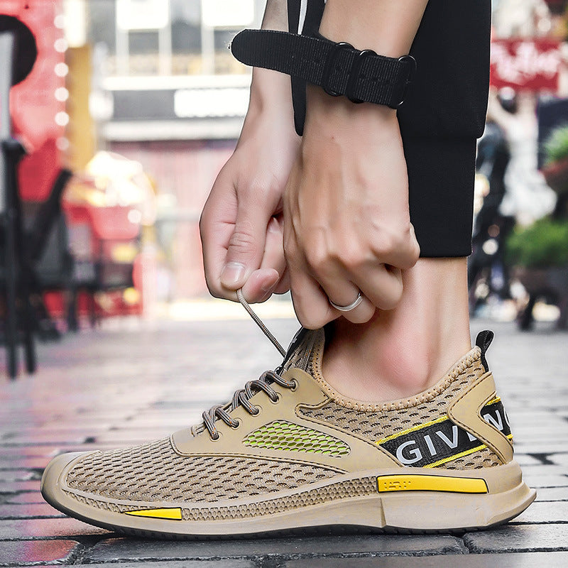 Men’s Breathable Dad Shoes Casual Lightweight Sneakers