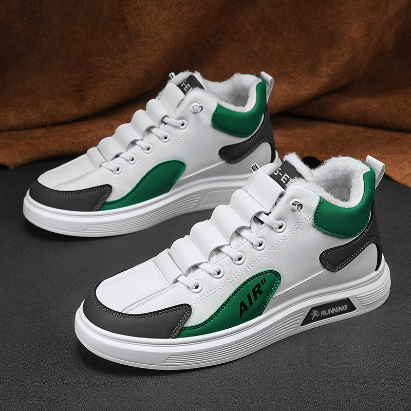 Men’s Winter Fleece Lined High Top Warm Casual Shoes