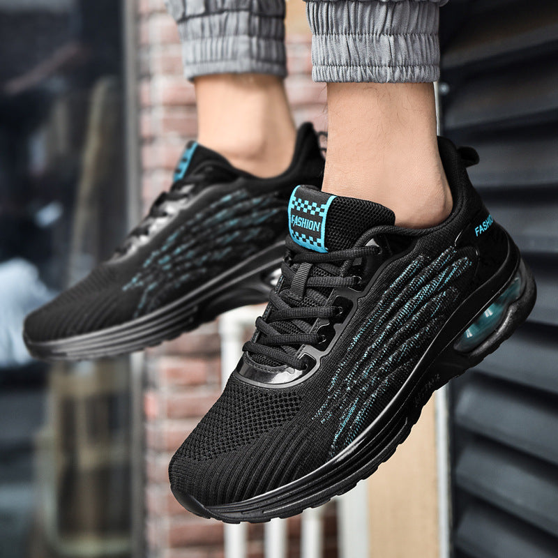 Men’s Spring Running Shoes Air Cushion Hollow Casual Sports Sneakers