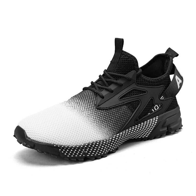 Men’s Gradient Mesh Sneakers – Lightweight Colorblock Shoes