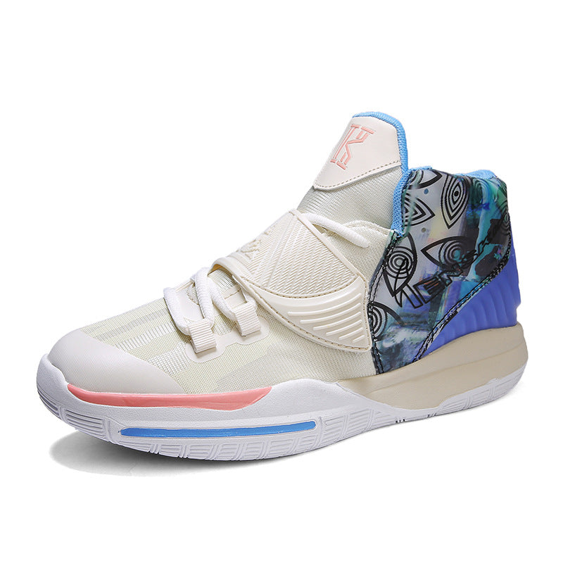 Men’s Mid-Top Basketball Sneakers – Youth Training Couple Shoes