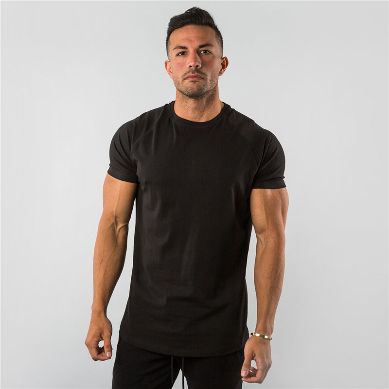Men's Premium Solid Quick-Dry Training and Running T-Shirt