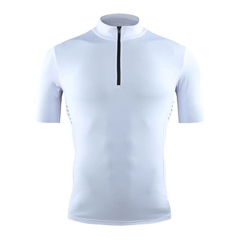 Premium Quick-Dry Quarter-Zip Sport Polo for Men