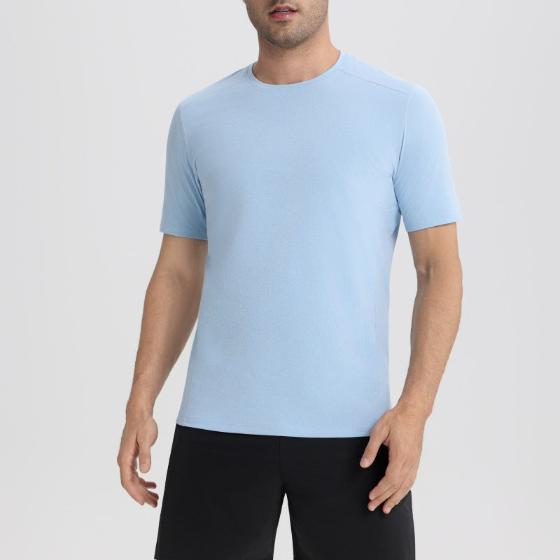 Men's Skin-Friendly Quick-Dry Yoga and Fitness Short Sleeve