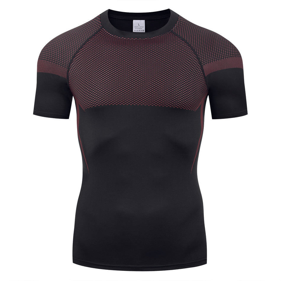 Men's Shark Fit Compression Quick-Dry Training Shirt