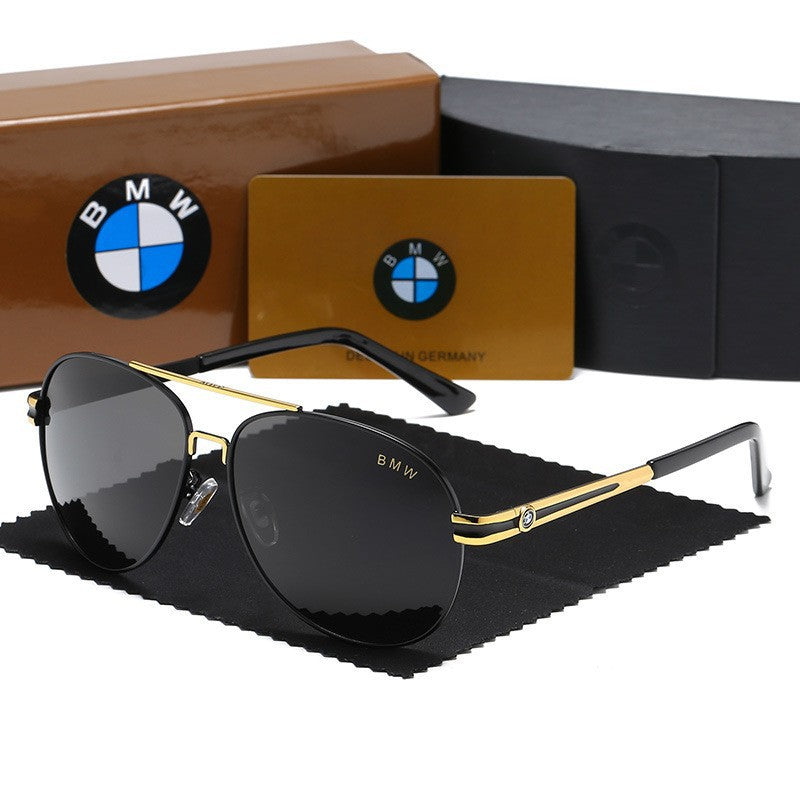 Men’s Polarized Driving Sunglasses – Retro UV400 Goggles
