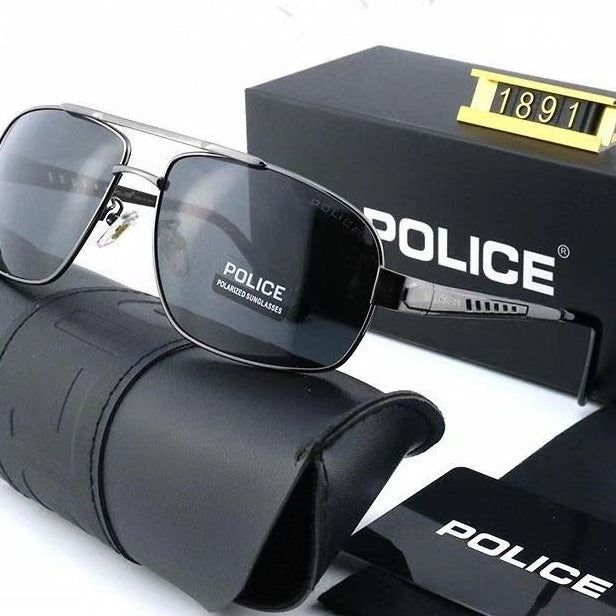 Men’s Polarized Retro Square Sunglasses – UV400 Driving Style