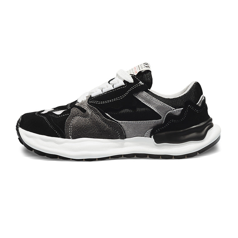 Men’s Korean Style Round-Toe Low-Top Casual Board Sneakers