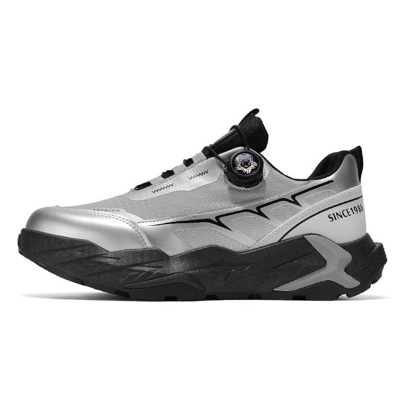 Men’s Rotating Buckle Breathable Dad Casual Sneakers