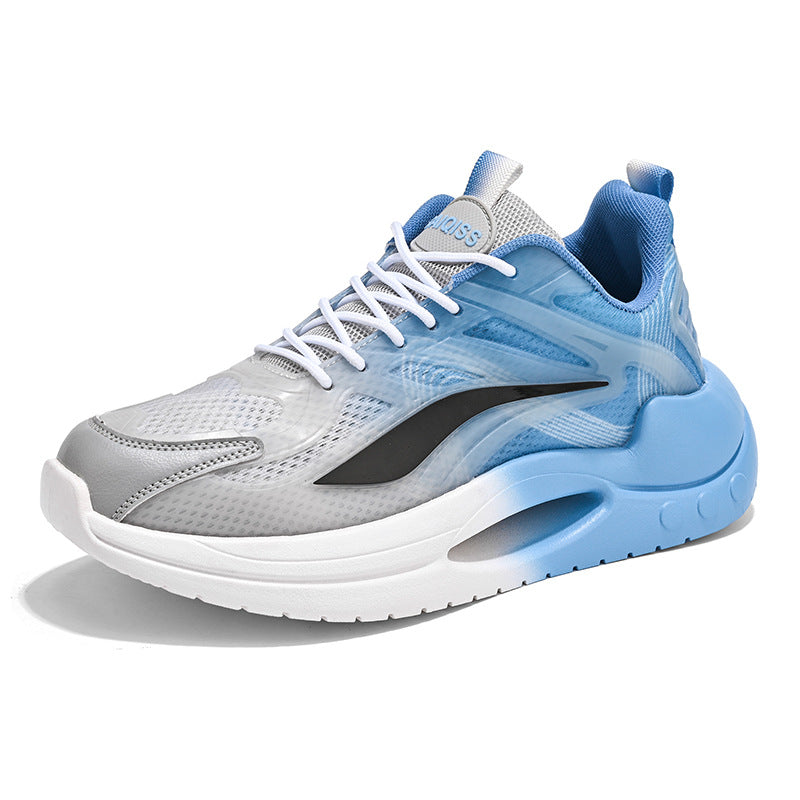 Men’s Korean Style Gradient Color Dad Sneakers