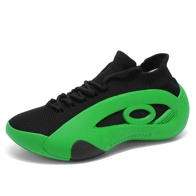 Men’s Summer Sock-Like Lace-Up Casual Running Sneakers