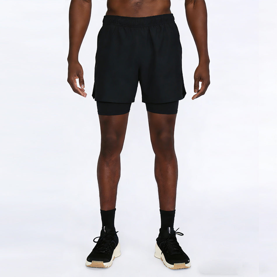 Men’s Double-Layer Running & Training Sports Shorts