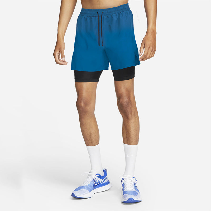 Men’s Quick-Dry 3-in-1 Sports Shorts for Training