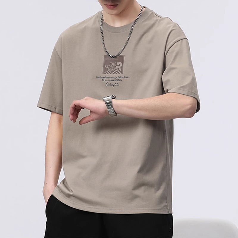 Men’s Cotton Casual Short Sleeve T-Shirt