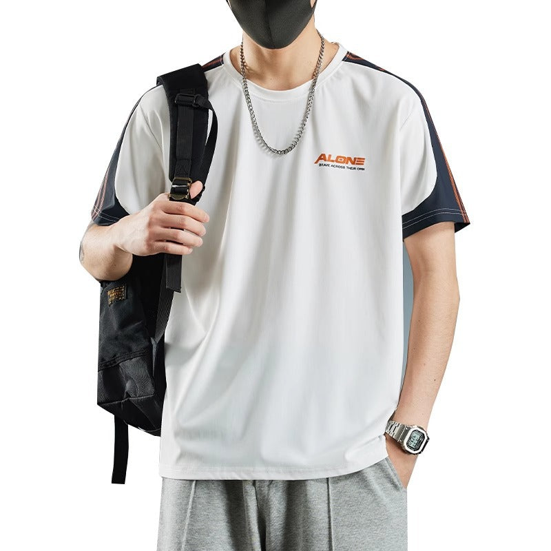 Boys’ Ice-Feel Quick-Dry Breathable Sports T-Shirt