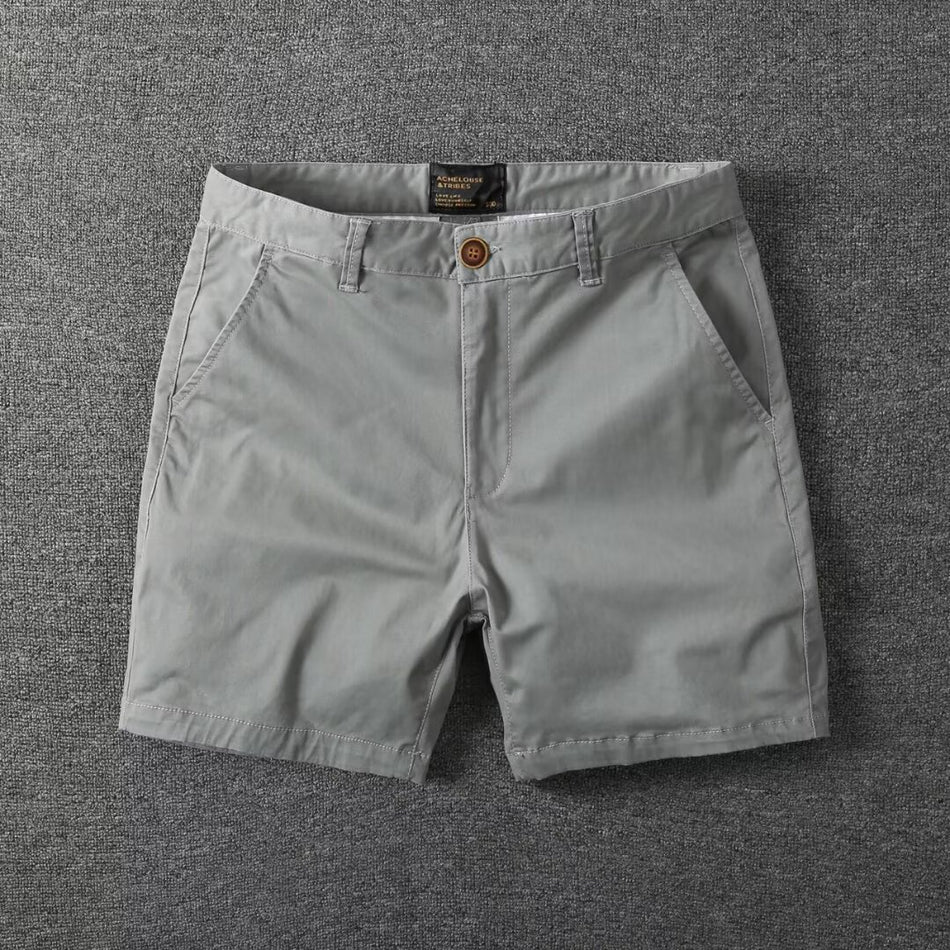 Men's Slim-Fit Cotton Straight-Leg Utility Shorts