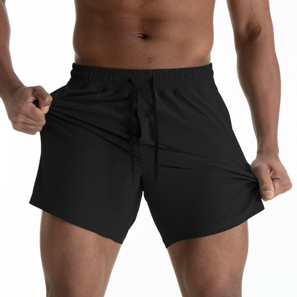Men’s Quick-Dry Mesh Stitching Performance Sports Shorts