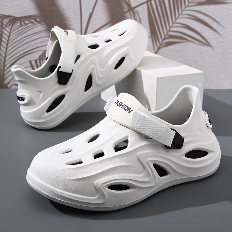 Men’s Anti-Odor Thick-Soled Outdoor Summer Clogs