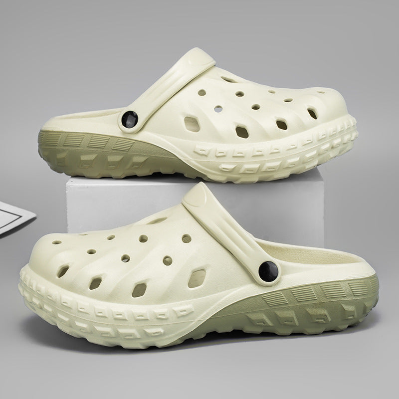 Men’s Tire-Tread Thick-Soled Outdoor Summer Clogs