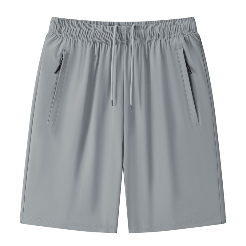 Men’s Premium Warp-Knitted Ice Silk Quick-Dry Shorts