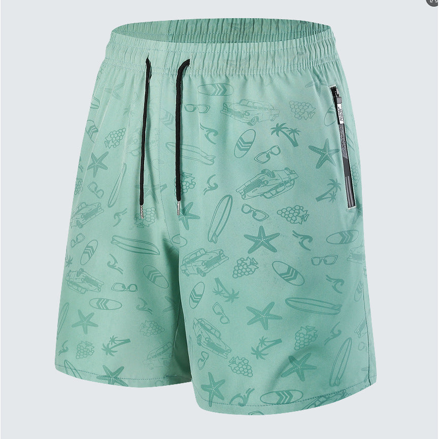 Men’s Premium Gradient Ice Silk Quick-Dry Sports Shorts