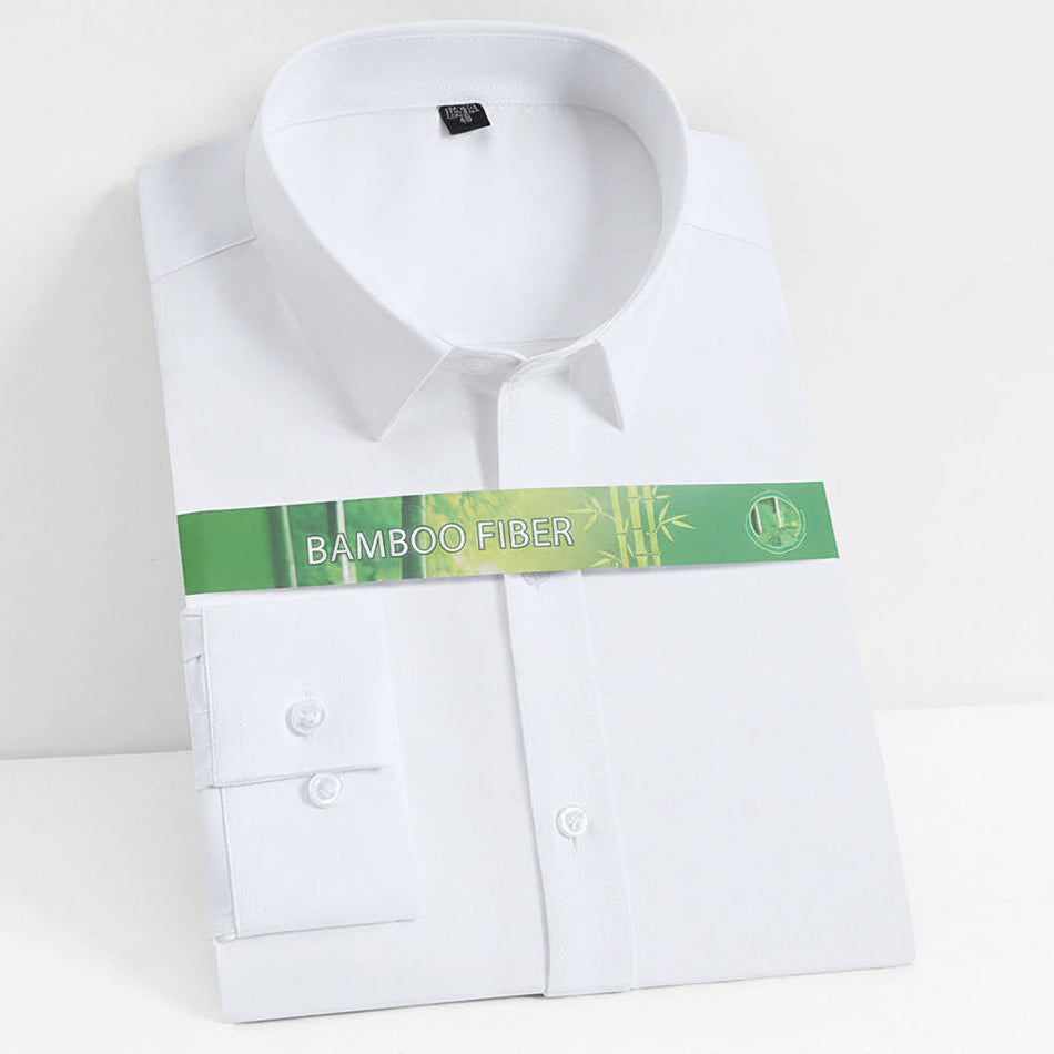 Men's Premium Bamboo Fiber Elastic Professional Dress Shirt