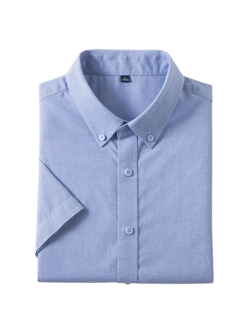 Men's Lightweight Tencel Linen Breathable Short-Sleeved Shirt