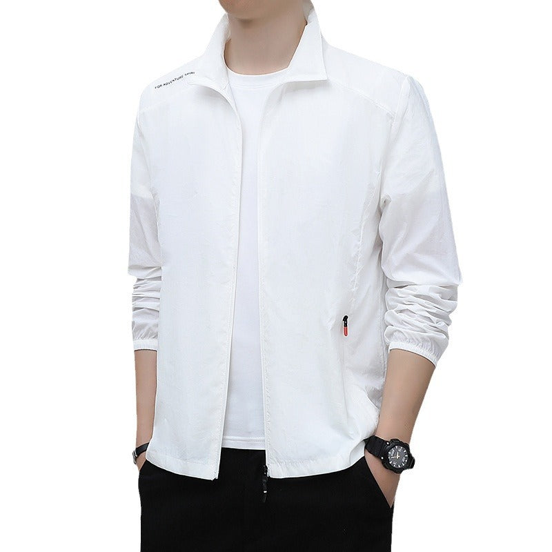 Men’s Ice Silk Breathable Sun Protection Windbreaker