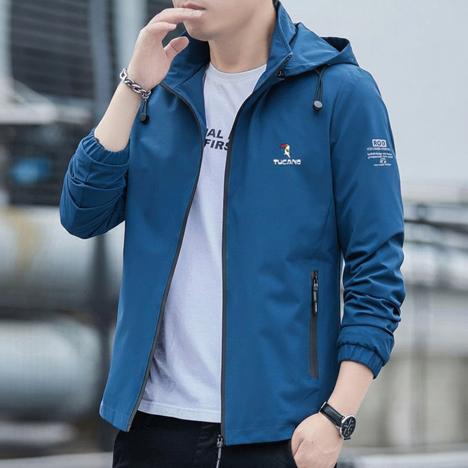 Woodpecker Men’s Versatile Waterproof Spring Windbreaker