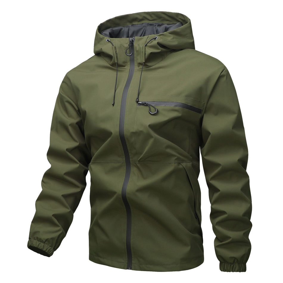 Men’s Hooded Softshell Waterproof Outdoor Sports Jacket