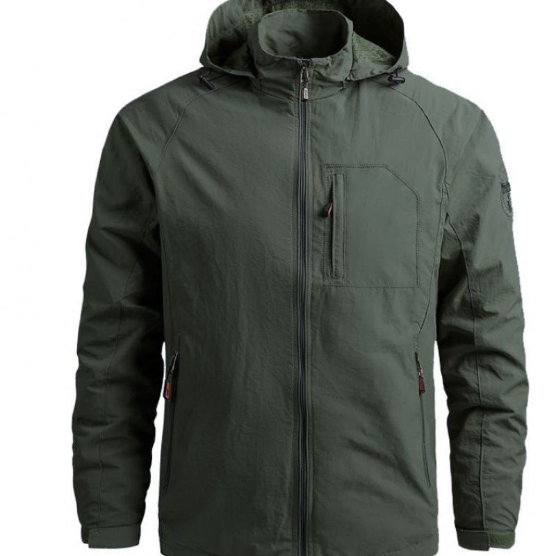 Men’s Lightweight Windproof Sun Protection Casual Jacket