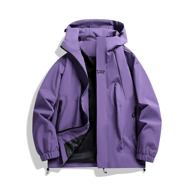 Men’s Hooded Waterproof Windproof Casual Work Jacket