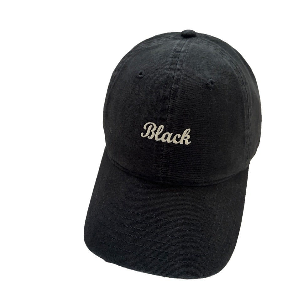 3D Embroidered Letter Soft Top Baseball Cap - Unisex Casual Hat