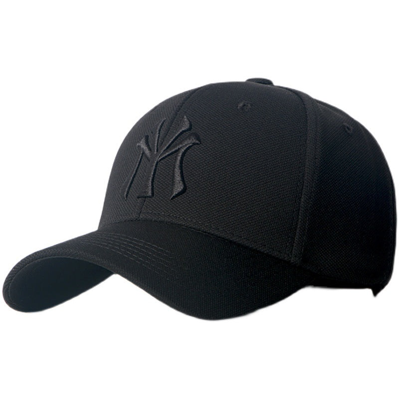 Embroidered Hard Top Baseball Cap - Premium Unisex Peaked Hat