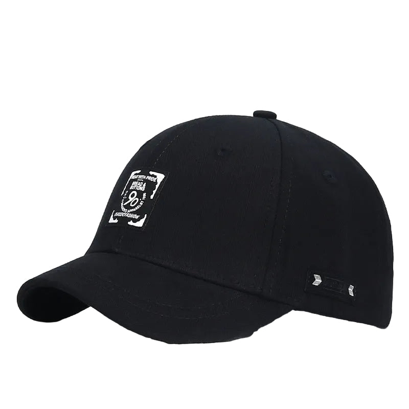 Personalized Short Brim Hard Top Baseball Cap - Unisex Peaked Hat