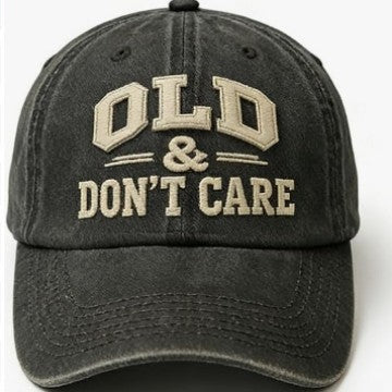 Vintage Washed Cotton Embroidered Baseball Cap