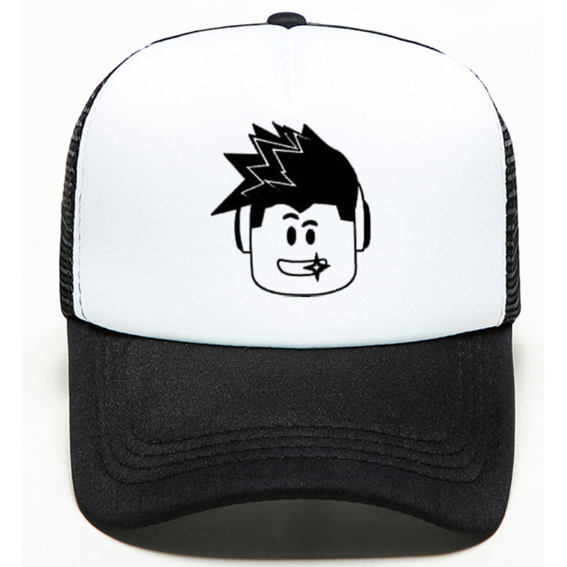 Premium Roblox Peripheral Cartoon Mesh Baseball Cap