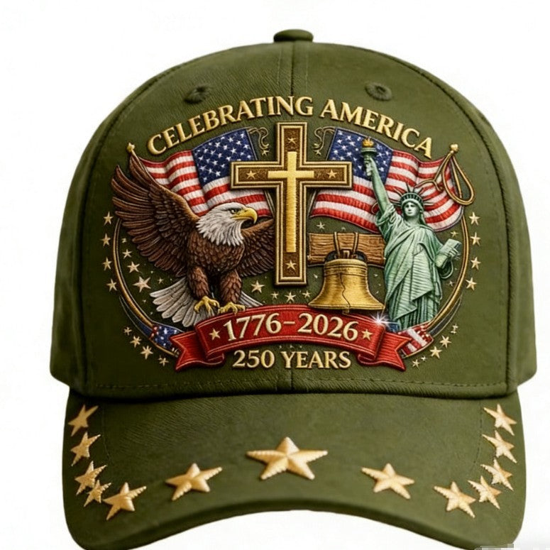Commemorative 250th Anniversary Eagle Baseball Cap