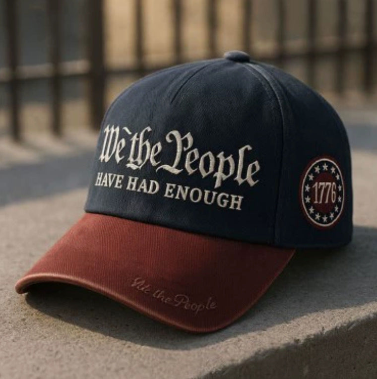 Vintage Washed Cotton We the People Baseball Cap