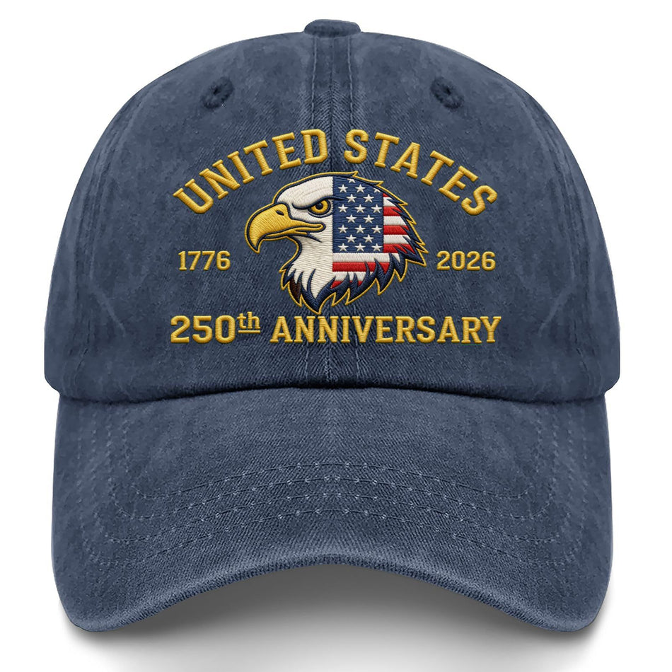 Commemorative 250th Anniversary Eagle Baseball Cap