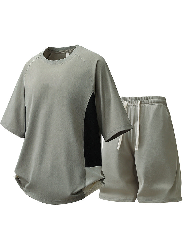 Men’s Designer Relaxed Fit Summer T-Shirt and Shorts Set