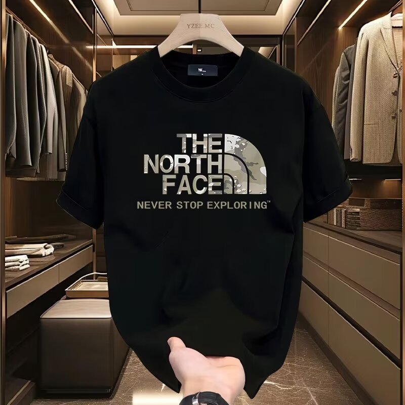 Men’s American Style Relaxed Streetwear Graphic T-Shirt