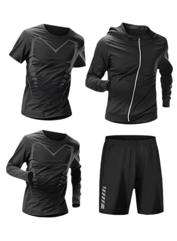 Men’s High-Elasticity Quick-Dry Professional Sports Suit