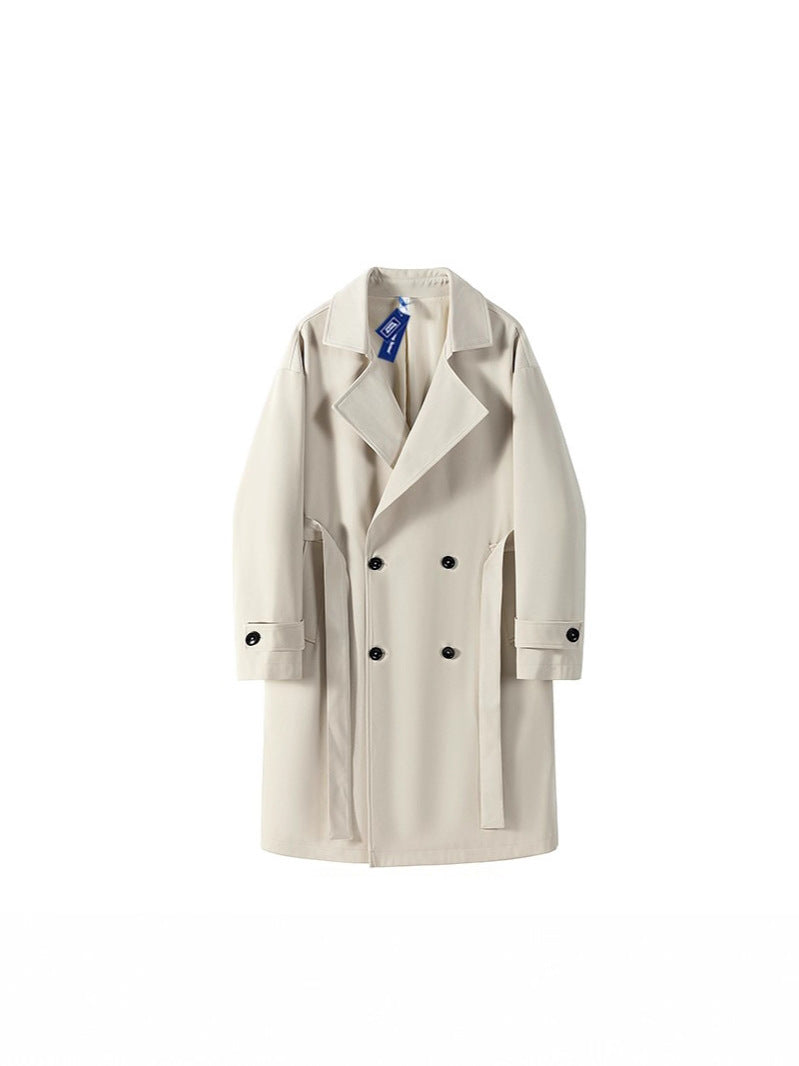 Men’s Mid-Length Loose Fit Windbreaker Jacket