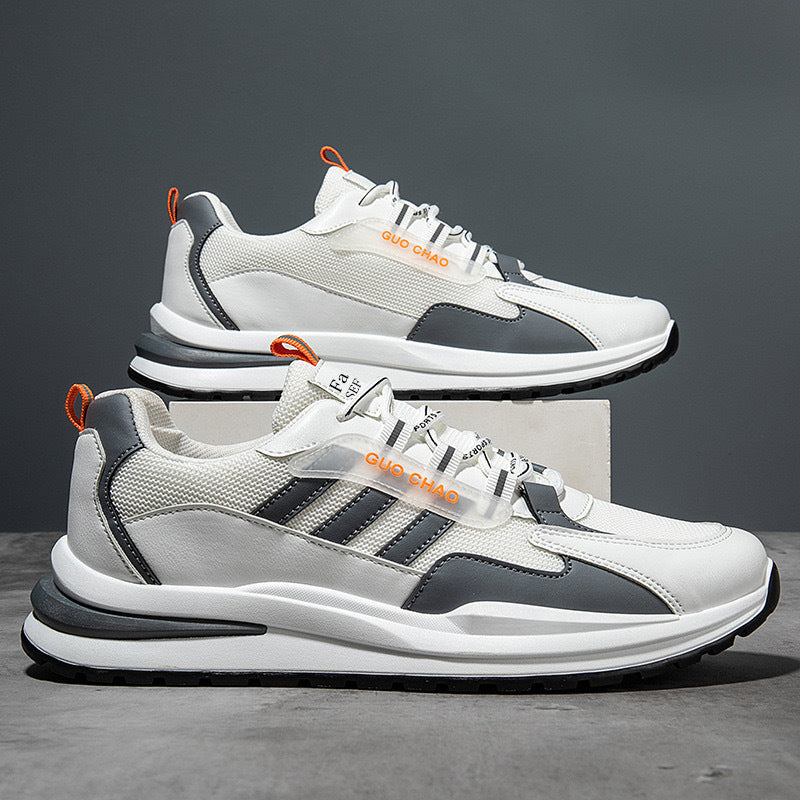 Men’s Contemporary Mesh Sneakers with Breathable Tech Sole