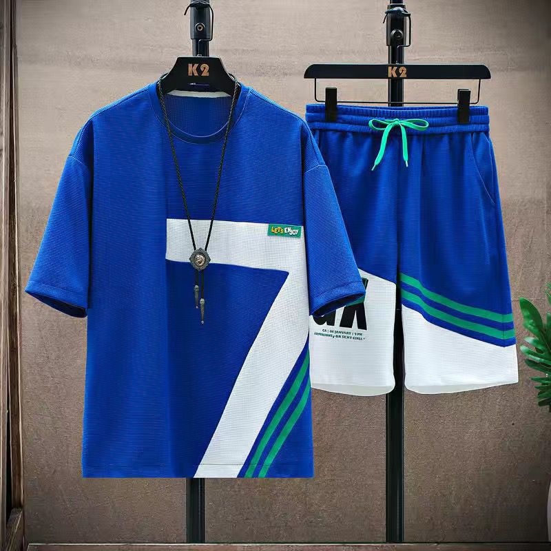 Men's Premium Loose Fit Large Size Summer Active Set