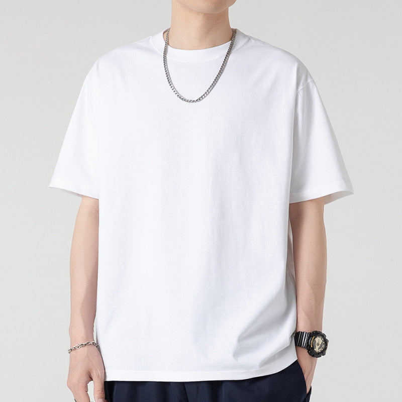 Men's Loose Fit Pure Cotton Heavyweight Short Sleeve T-Shirt