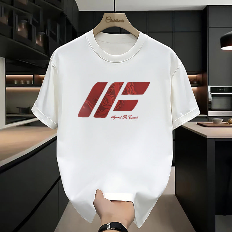 Men's Pure Cotton Loose Fit Short Sleeve T-Shirt